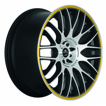 BARRACUDA Karizzma Mattblack-polished / Color Trim gelb