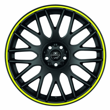 BARRACUDA Karizzma Mattblack Puresports / Color Trim gelb