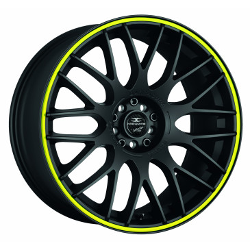 BARRACUDA Karizzma Mattblack Puresports / Color Trim gelb