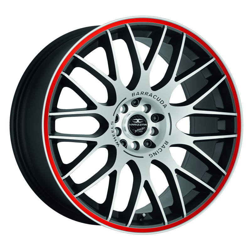 BARRACUDA Karizzma Mattblack-polished / Color Trim rot