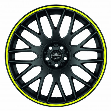 BARRACUDA Karizzma Mattblack Puresports / Color Trim gelb