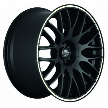 BARRACUDA Karizzma Mattblack Puresports / Color Trim weiss