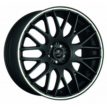 BARRACUDA Karizzma Mattblack Puresports / Color Trim weiss