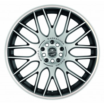 BARRACUDA Karizzma Mattblack-polished / Color Trim weiss