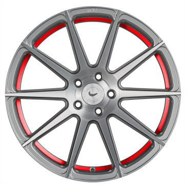 BARRACUDA Project 2.0 silver brushed/ undercut Color Trim rot