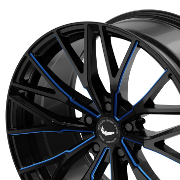 BARRACUDA Project 3.0 Black gloss Flashblue