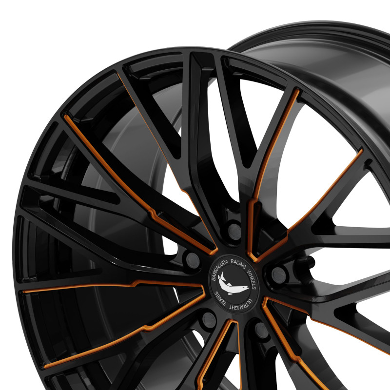 BARRACUDA Project 3.0 Black gloss Flashorange