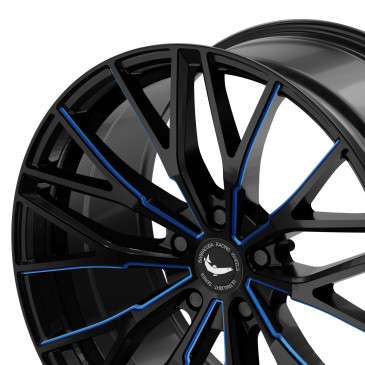 BARRACUDA Project 3.0 Black gloss Flashblue