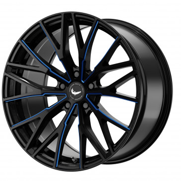 BARRACUDA Project 3.0 Black gloss Flashblue