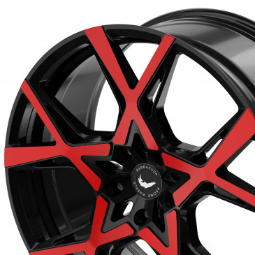 BARRACUDA Project X Gloss black Flashred