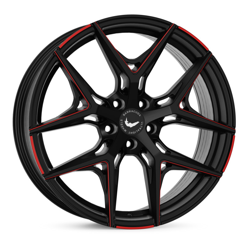 BARRACUDA Razzer Mattblack RED Puresports gefräst