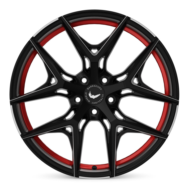 BARRACUDA Razzer Mattblack undercut Trimline rot Puresports gefräst