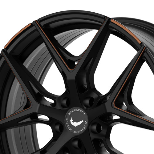 BARRACUDA Razzer Mattblack COPPER Puresports gefräst