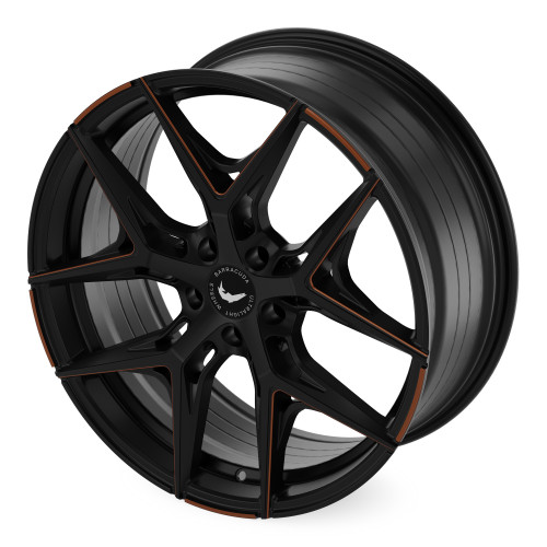 BARRACUDA Razzer mattblack copper puresports gefräst