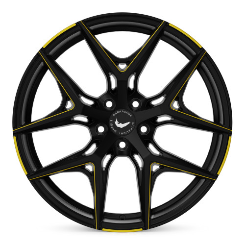 BARRACUDA Razzer Mattblack YELLOWGOLD Puresports gefräst