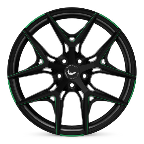 BARRACUDA Razzer Mattblack GREEN Puresports gefräst