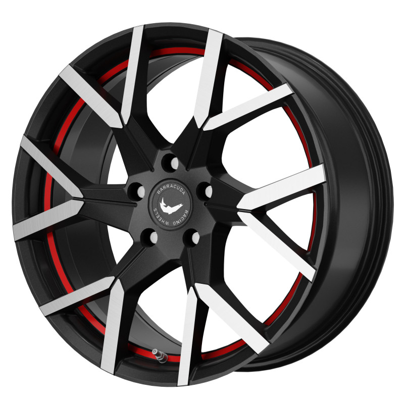 BARRACUDA Tzunamee Evo Dark Gunmetal brushed undercut Trimline red