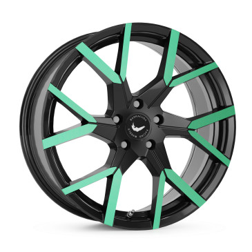 BARRACUDA Tzunamee Evo Black gloss flashgreen