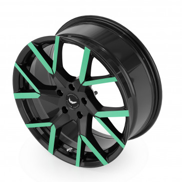 BARRACUDA Tzunamee Evo Black gloss flashgreen