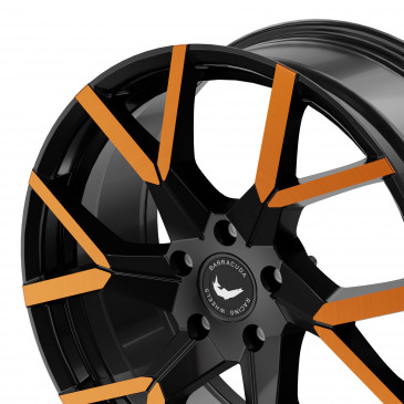 BARRACUDA Tzunamee Evo Black gloss Flashorange
