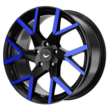 BARRACUDA Tzunamee Evo Black gloss Flashblue