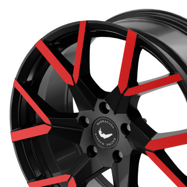 BARRACUDA Tzunamee Evo Black gloss Flashred