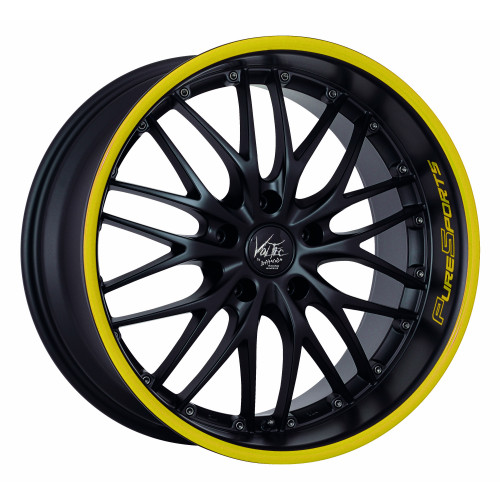 BARRACUDA Voltec T6 Mattblack Puresports / Color Trim gelb