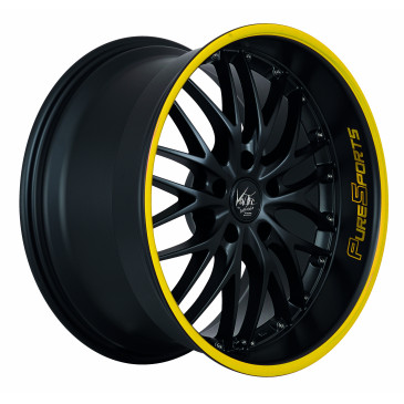 BARRACUDA Voltec T6 Mattblack Puresports / Color Trim gelb
