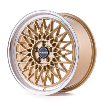 Borbet B gold rim polished