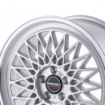 Borbet B silver rim polished