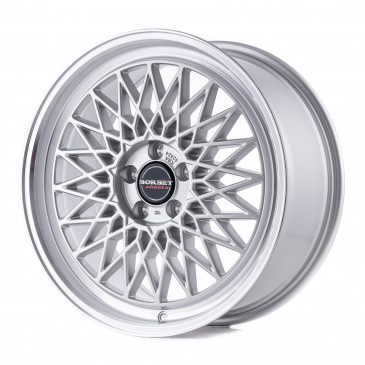 Borbet B silver rim polished