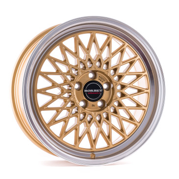 Borbet B gold rim polished