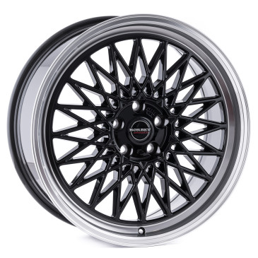 Borbet B black rim polished