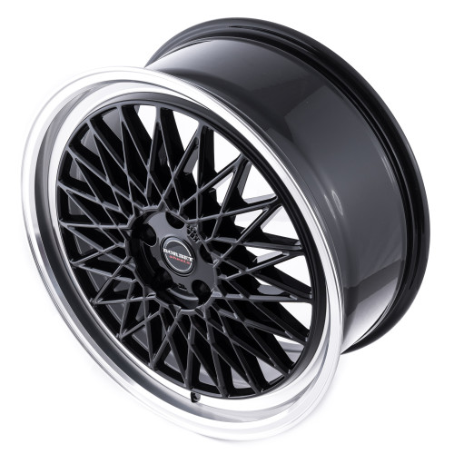 Borbet B black rim polished