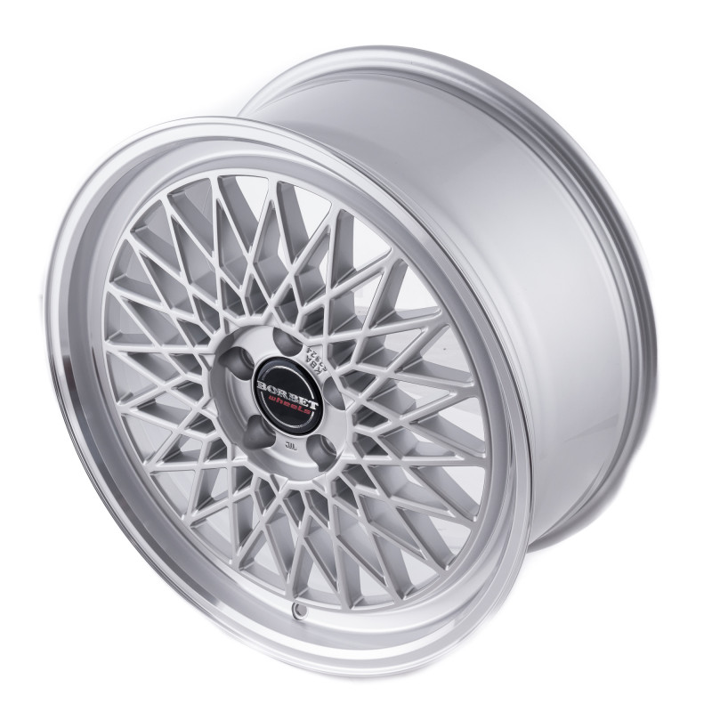 Borbet B silver rim polished