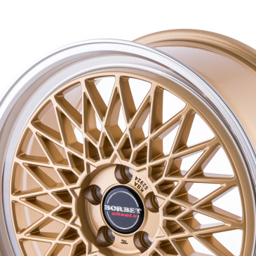 Borbet B gold rim polished