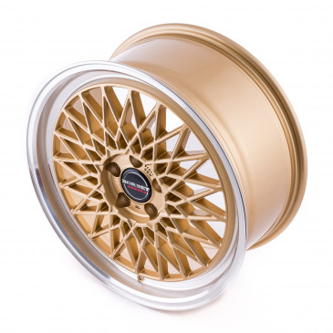 Borbet B gold rim polished