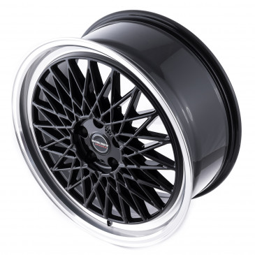 Borbet B black rim polished