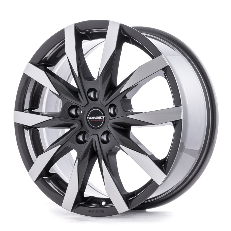 Borbet CW5 mistral anthracite glossy polished
