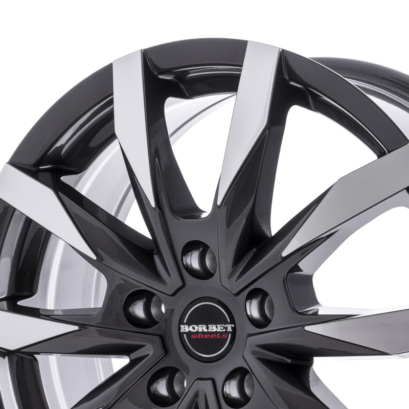 Borbet CW5 mistral anthracite glossy polished