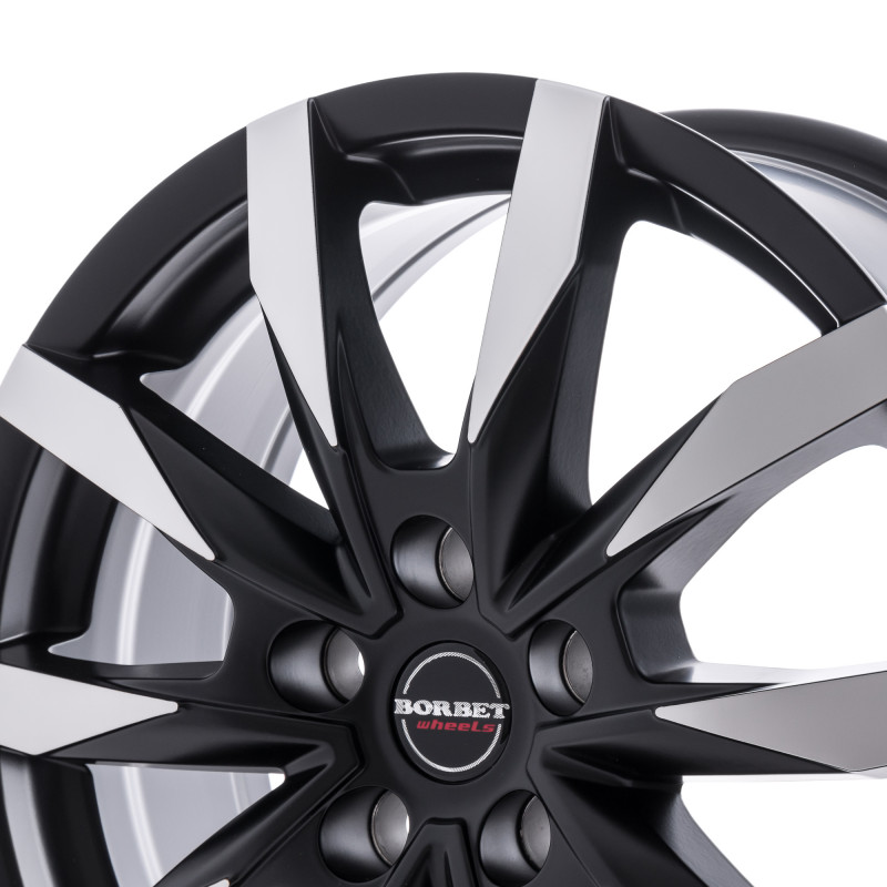 Borbet CW5 black polished matt