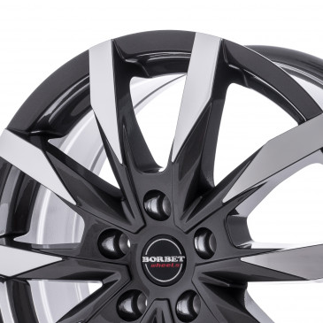 Borbet CW5 mistral anthracite glossy polished