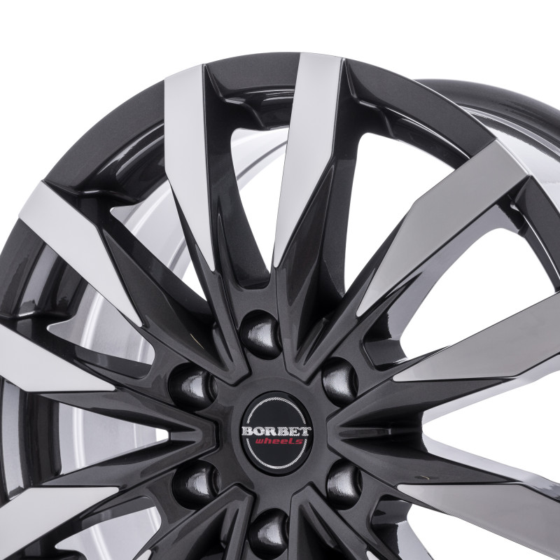 Borbet CW6 mistral anthracite glossy polished