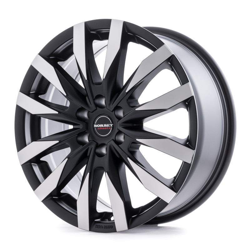 Borbet CW6 black polished matt