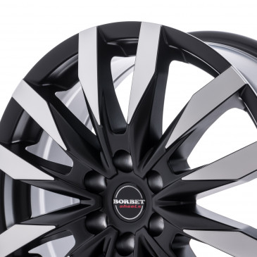 Borbet CW6 black polished matt