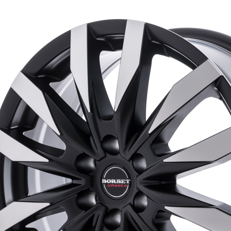Borbet CW6 black polished matt