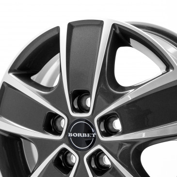 Borbet CWG mistral anthracite polished
