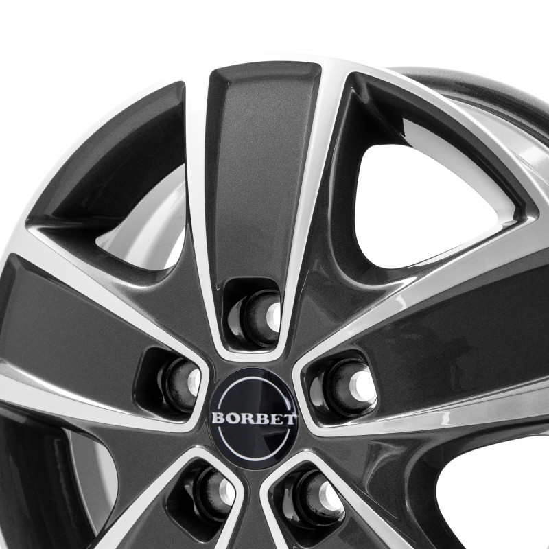 Borbet CWG mistral anthracite polished