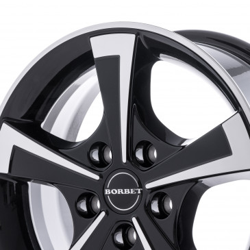 Borbet CWT black polished glossy