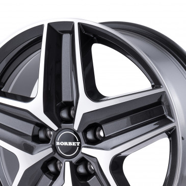 Borbet CWZ mistral anthracite glossy polished